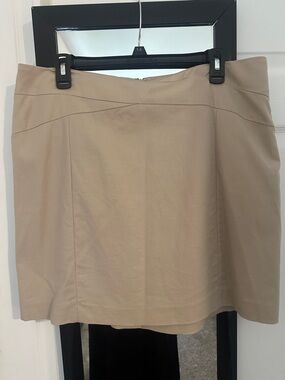 Banana Republic Beige Mini Skirt - Clean A-Line